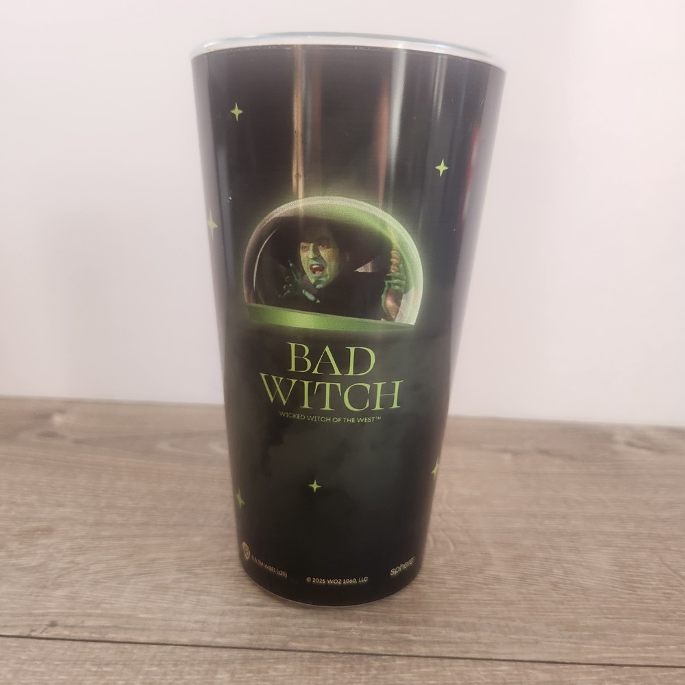 The Wizard of Oz At Sphere Las Vegas Bad Witch Wicked Green Souvenir Plastic Cup - Picture 2 of 5